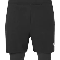 Flow 2-in-1 short heren black white*Castore New