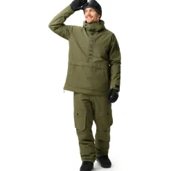 Signature anorak winterjas heren dark olive*ColourWear Best