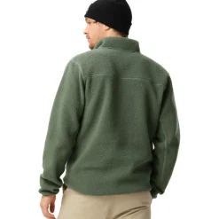 Snap Pile sweater heren dark sage*ColourWear Outlet
