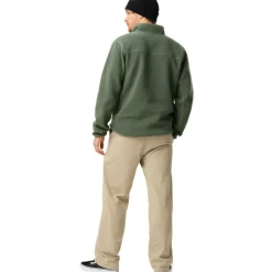 Snap Pile sweater heren dark sage*ColourWear Outlet