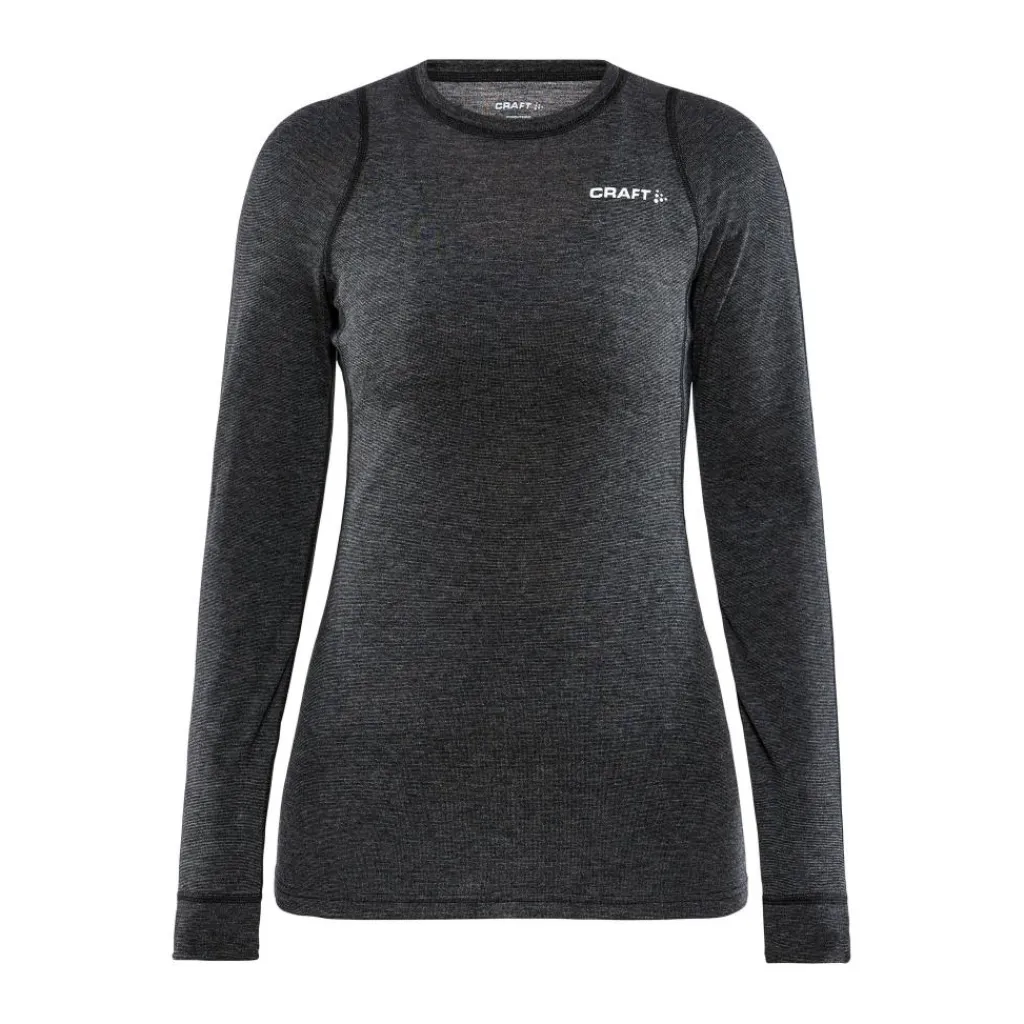 Core Wool Merino LS thermoshirt dames black*Craft