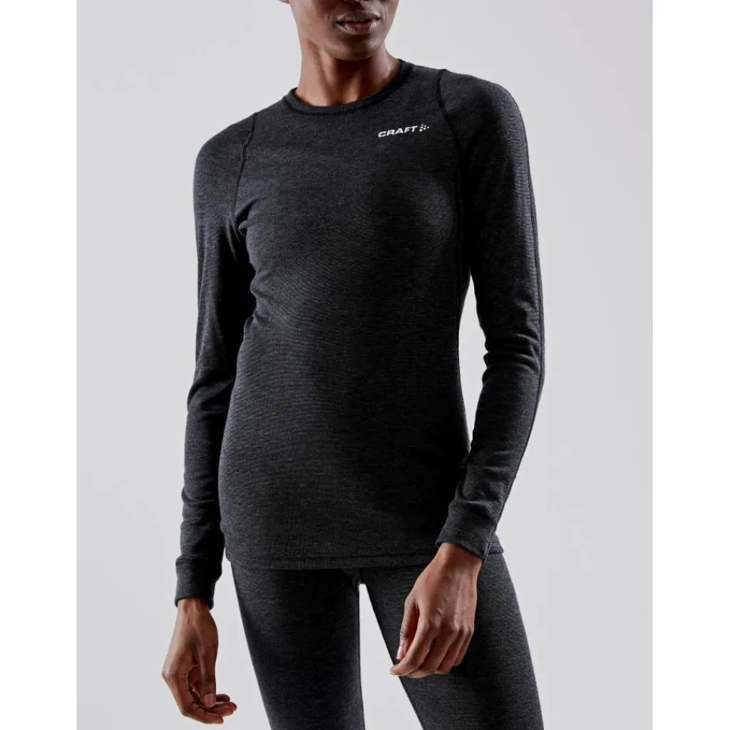 Core Wool Merino LS thermoshirt dames black*Craft