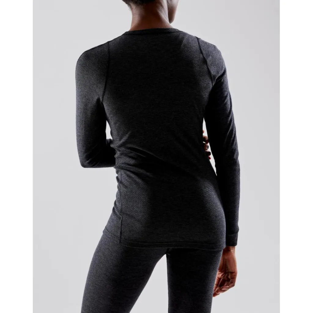 Core Wool Merino LS thermoshirt dames black*Craft