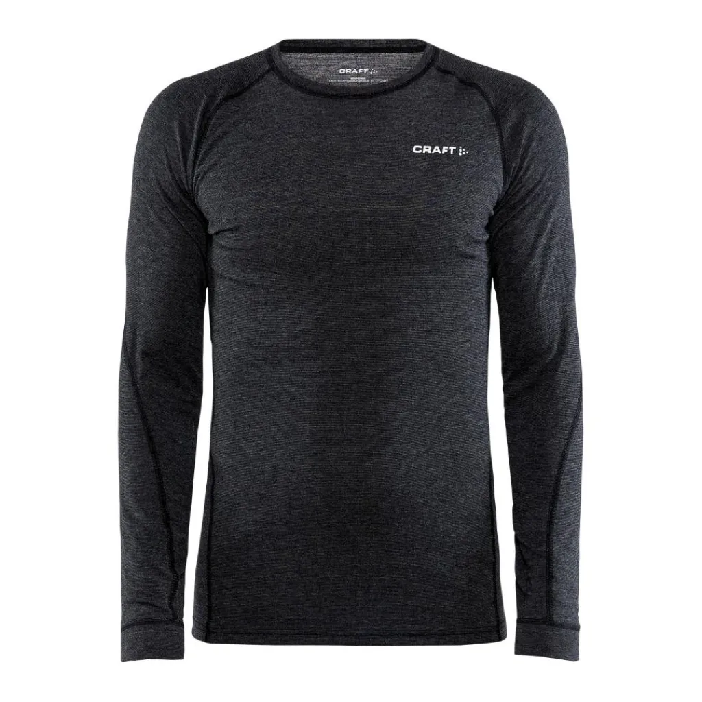 CORE Wool Merino LS thermoshirt heren black*Craft