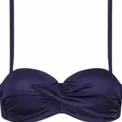 Satin Navy Padded Wired bikini top dames*Cyell New