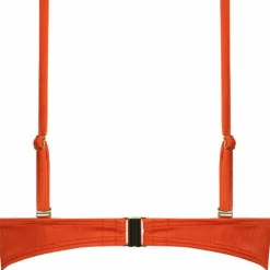 Satin Tomato Padded Wired bikini top dames*Cyell Clearance