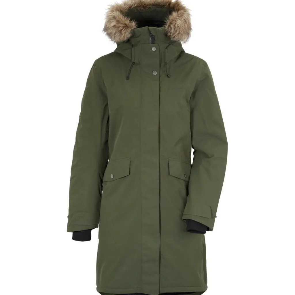 Erika Parka outdoor jack dames deep green*Didriksons Online
