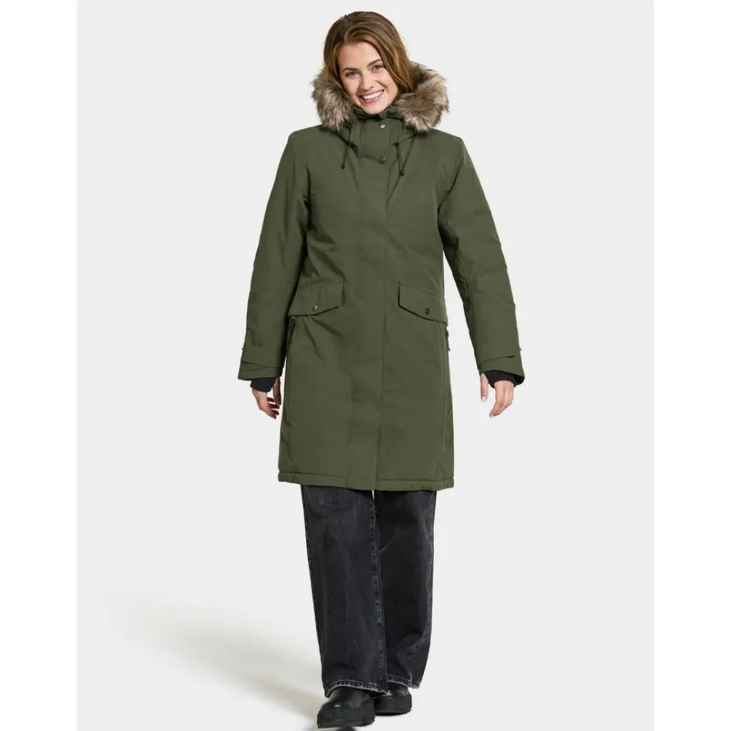 Erika Parka outdoor jack dames deep green*Didriksons Online