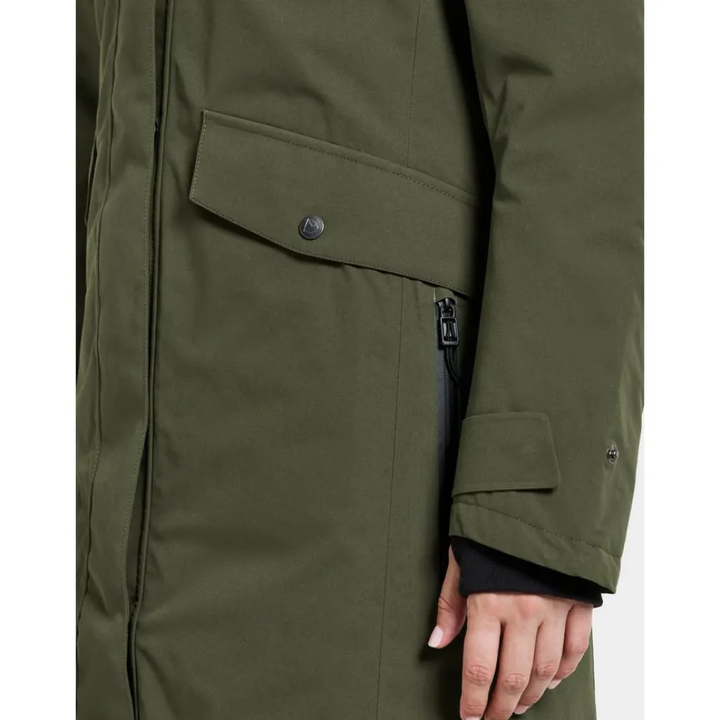 Erika Parka outdoor jack dames deep green*Didriksons Online