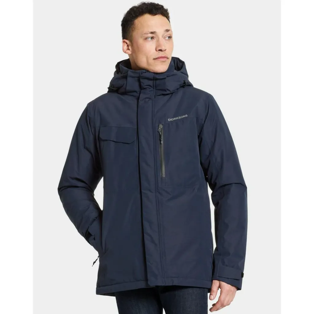 Stefan USX outdoor jack heren dark night blue*Didriksons Hot