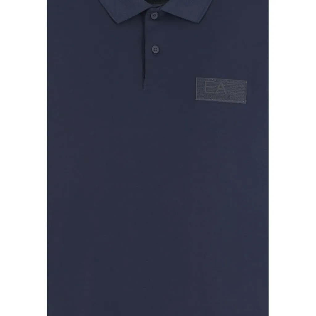 6DPF04-PJRGZ tennispolo heren blue*EA7 Hot