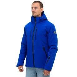 Boris softshell winterjas heren astral blue*Falcon Outlet