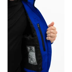 Boris softshell winterjas heren astral blue*Falcon Outlet