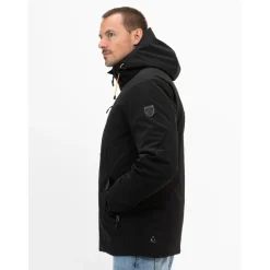 Boris softshell winterjas heren black*Falcon New