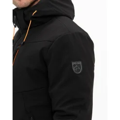 Boris softshell winterjas heren black*Falcon New