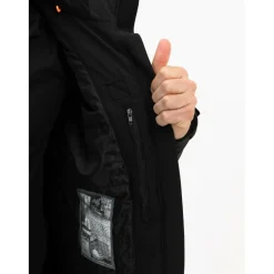 Boris softshell winterjas heren black*Falcon New