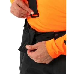 Phoenix long size skibroek heren black*Falcon