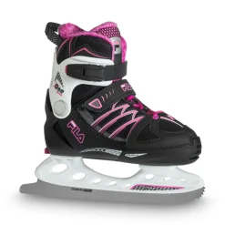 X One Ice 20 verstelbare ijshockeyschaatsen junior black pink*Fila Best