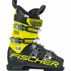 The Curv 120 XTR skischoenen heren black yellow*Fischer Best
