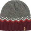 Ovik Knit muts dark garmet*Fjällräven Hot