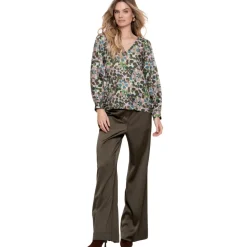 blouse dames lila green*Geisha