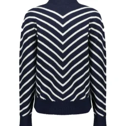 sweater dames navy off white*Geisha Sale