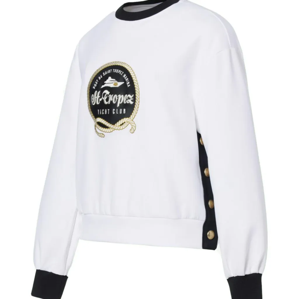 Port sweater dames white*Goldbergh New