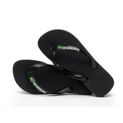 Brasil Logo slippers black*Havaianas Online
