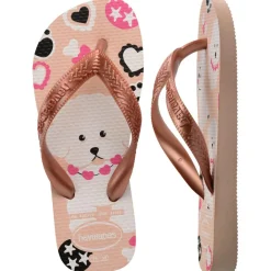 Kids Top Pets Ballet slippers junior rose golden  blush*Havaianas New