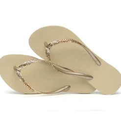 Slim Glitter II slippers sand grey*Havaianas Hot