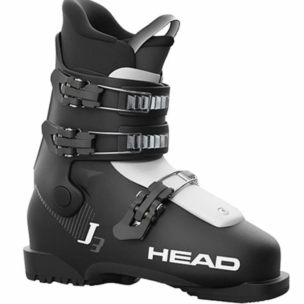 J3 skischoenen junior black white*Head Hot