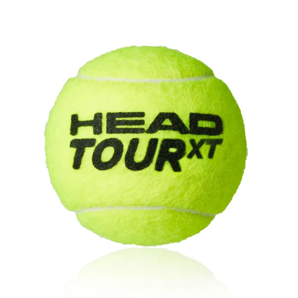 TOUR XT tennisballen 4-pack geel*Head Online