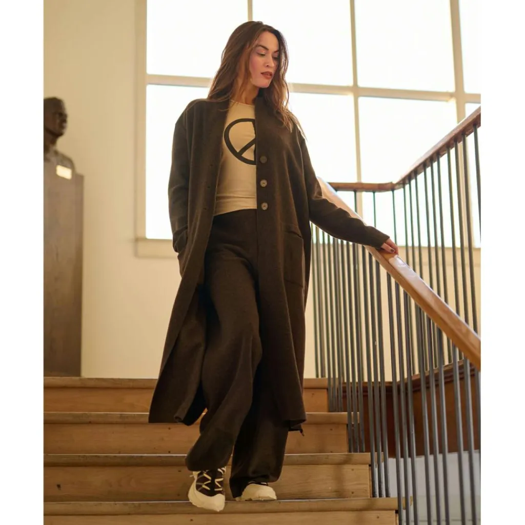 Cardigan vest dames chokolate*Henriette Steffensen