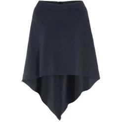  poncho dames soft black*Henriette Steffensen Hot