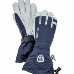 Army Leather Heli Ski handschoenen navy off white*Hestra Sale