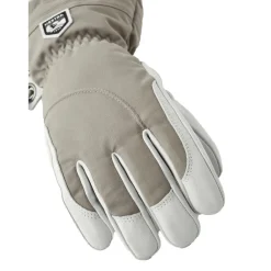 Heli Ski handschoenen dames khaki offwhite*Hestra Clearance