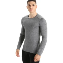 200 Oasis LS thermoshirt heren gritstone heather*Icebreaker Clearance