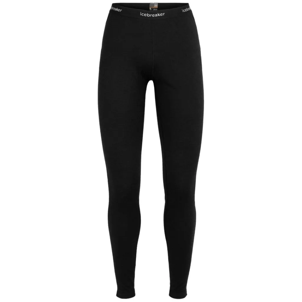200 Oasis thermobroek dames black*Icebreaker Hot