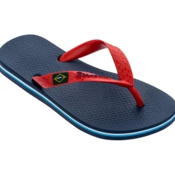 Classic Brasil slippers junior blue red*Ipanema New