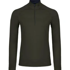 Feel Half-Zip skipully heren dark olive*Kjus Sale