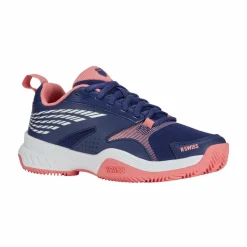 SpeedEx HB padelschoenen dames estate blue white strawberry ice*K-Swiss Online