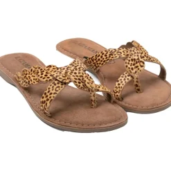 Ava slippers dames leopard*Lazamani Online