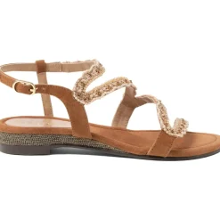 Camila sandalen dames cognac*Lazamani Online