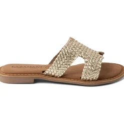 Flor slippers dames gold*Lazamani Discount