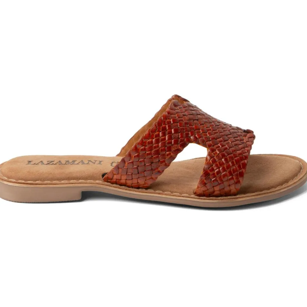 Flor slippers dames tan*Lazamani Sale
