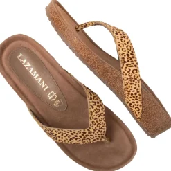 Laura slippers dames leopard*Lazamani Hot