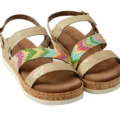 Lindy sandalen dames gold*Lazamani New