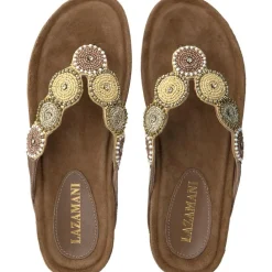 Mara slippers dames beige*Lazamani