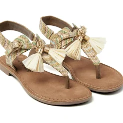 Noa sandalen dames beige*Lazamani Clearance