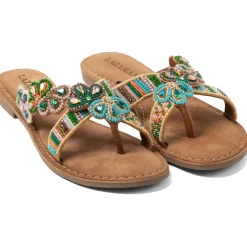 Perla slippers dames beas flower*Lazamani Discount